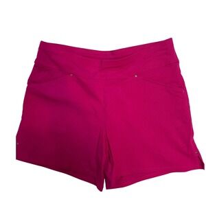 INC International Concepts Womens Fuchsia Pink Pull On Shorts Size 10  Stretch